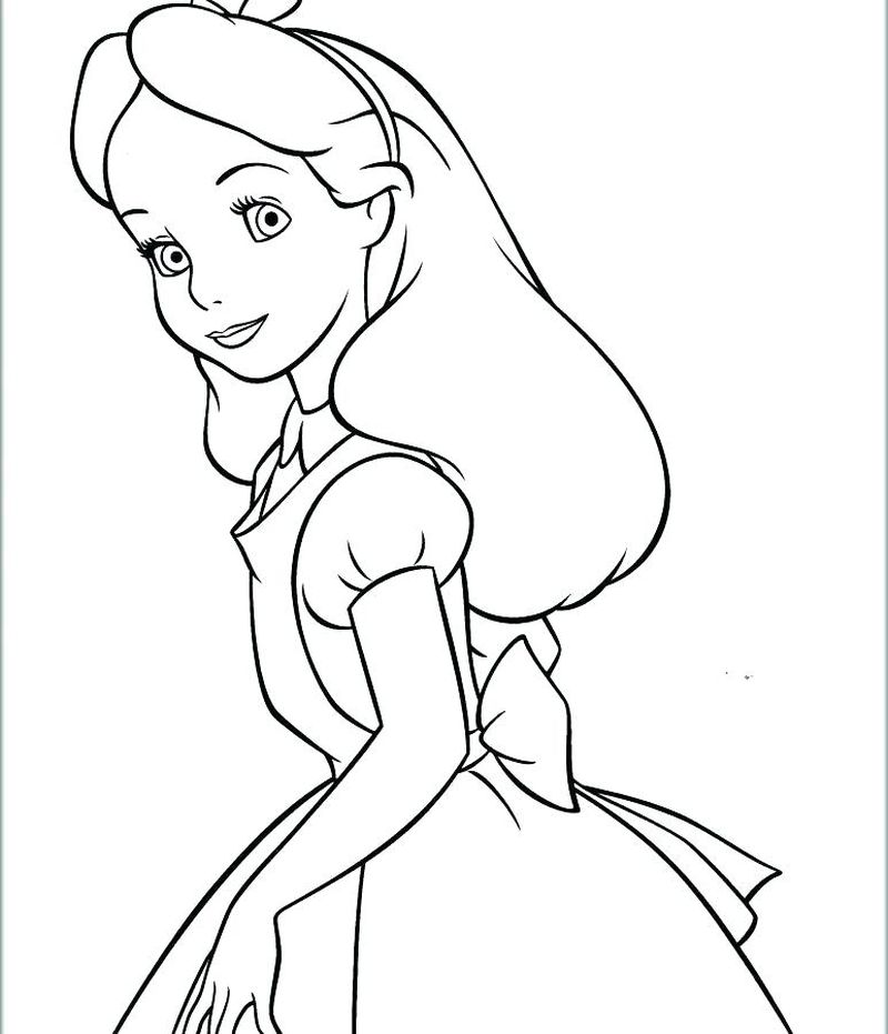 Alice In Wonderland Coloring Page 2 Alice In Wonderland Sheets