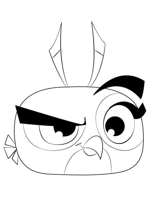 Angry Birds Dahlia Coloring Page 1 Angry Birds Dahlia Coloring Page