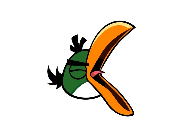 Angry Birds Hal Coloring Page 1 Angry Birds Hal Coloring Page