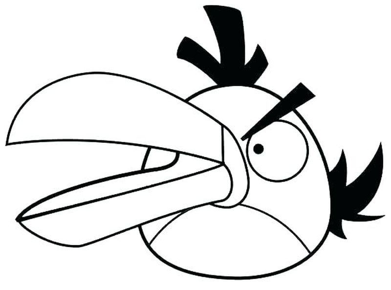Angry Birds Hal Coloring Page 2 Angry Birds Hal Coloring Pages