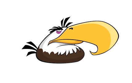 Soar High with The Mighty Eagle Angry Birds Coloring Page 2 Angry Birds Mighty Eagle Coloring Pages