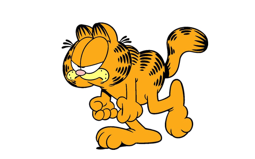 Angry Garfield Coloring Page 1 Angry garfield Coloring image
