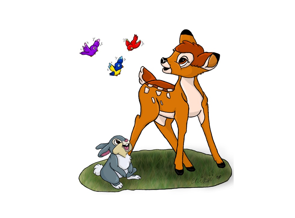 Welcome to The Delightful World of Bambi and Friends Coloring page 2 Bambi and friends Coloring Pages