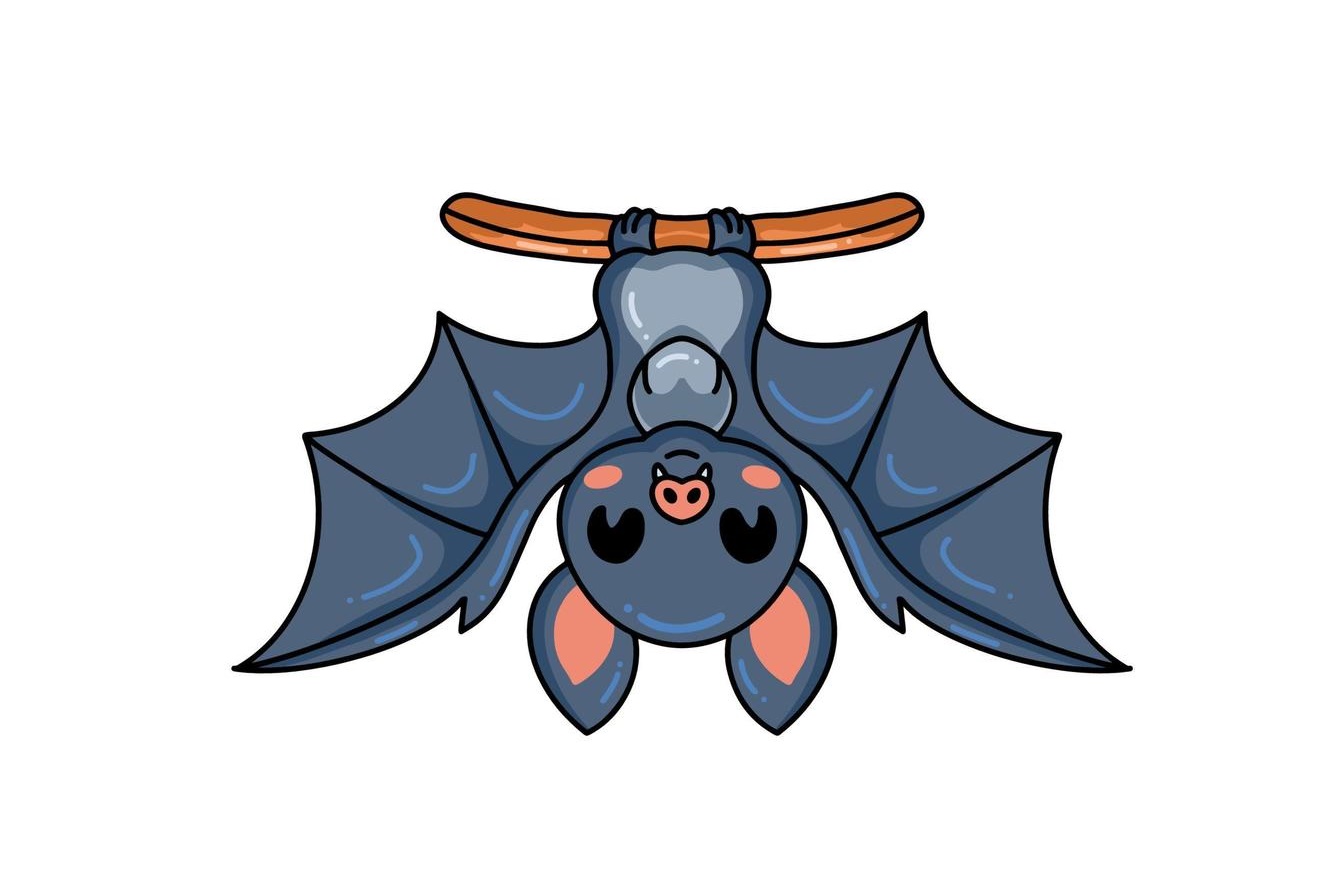 Bats Hanging from Trees Image