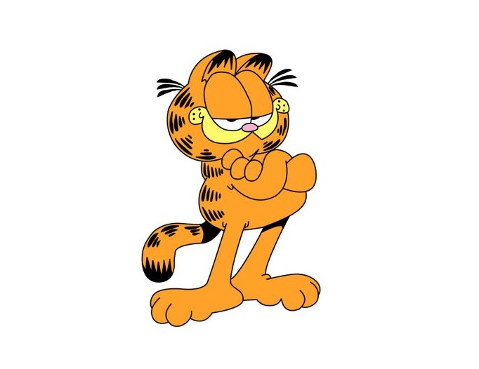 The Coolest Cat Garfield Coloring Page 1 Garfield Cool Coloring Page Image