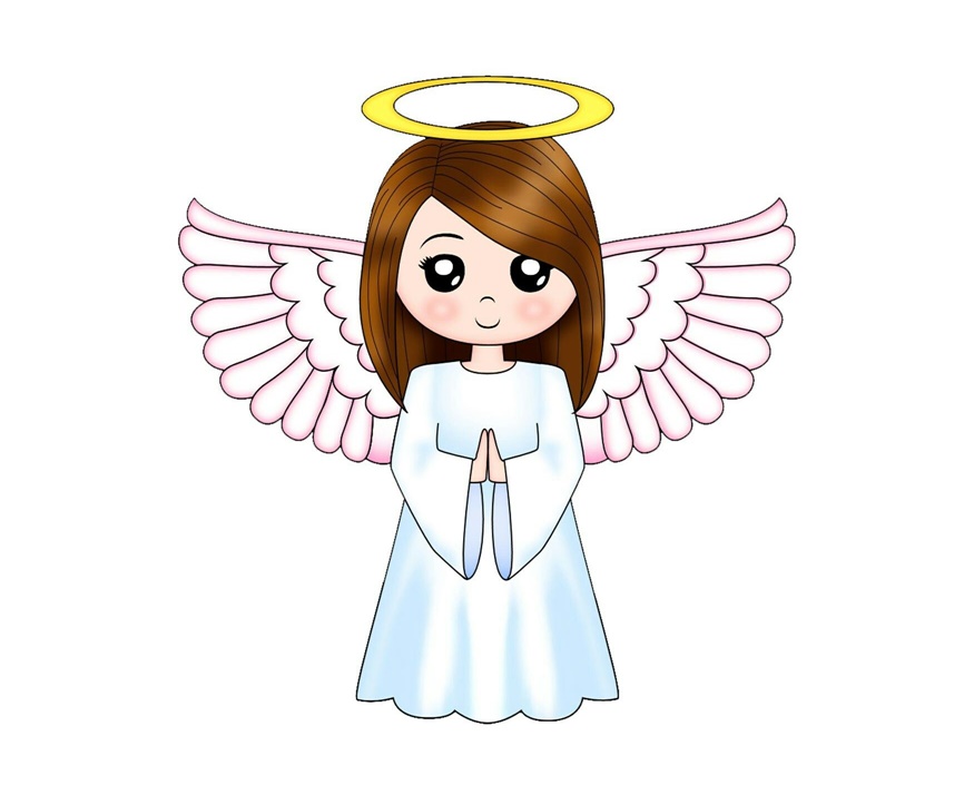 Little Angel Coloring Page for Kids 1 Little Angel Coloring Page