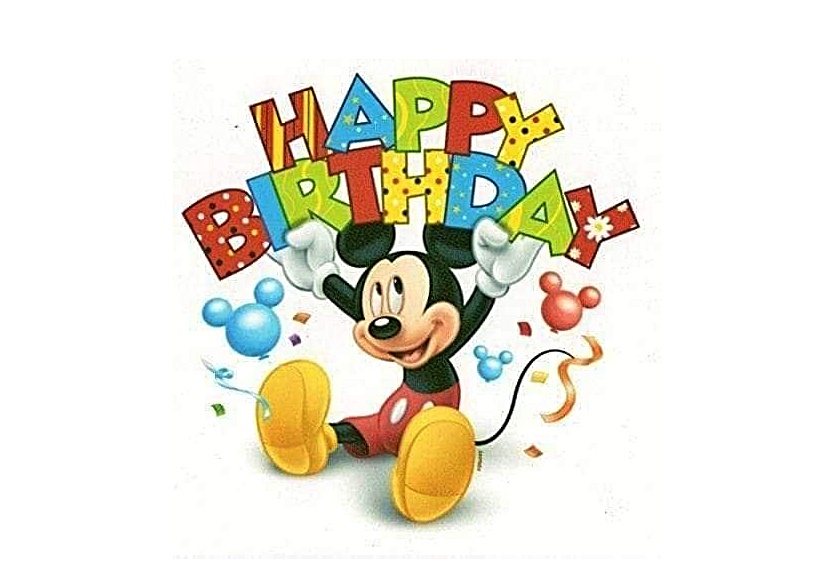 Mickey Mouse Happy Birthday Coloring Page 1 Mickey Mouse Happy Birthday Coloring Image