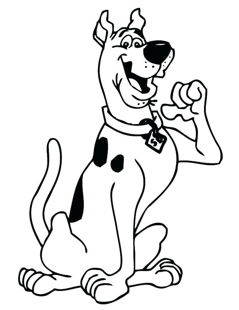 Scooby Doo Coloring Page 2 Scooby Doo Coloring Page