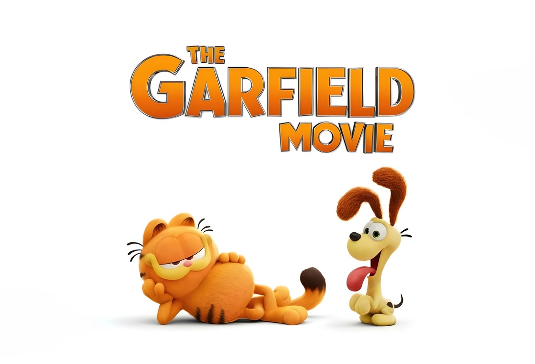 garfield and odie coloring page image