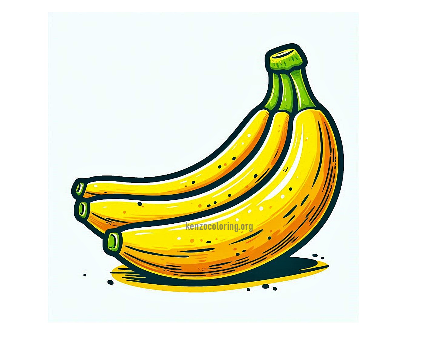 image a banana coloring