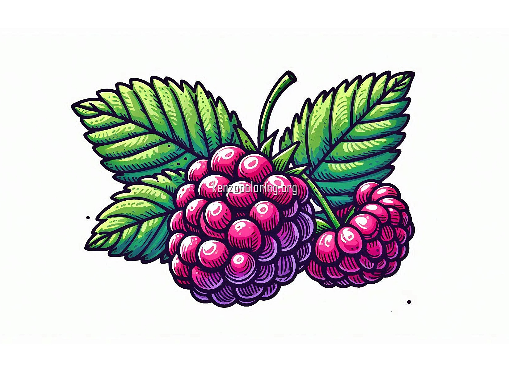 Marionberry Coloring Page