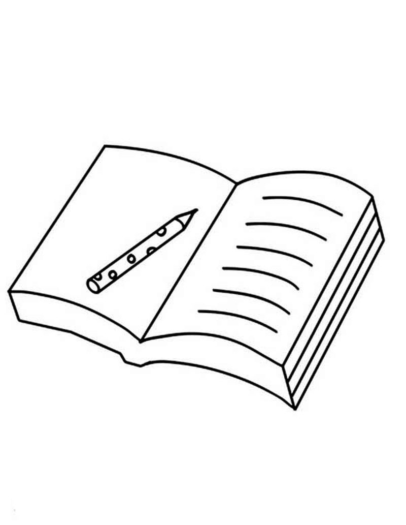 notebook coloring page