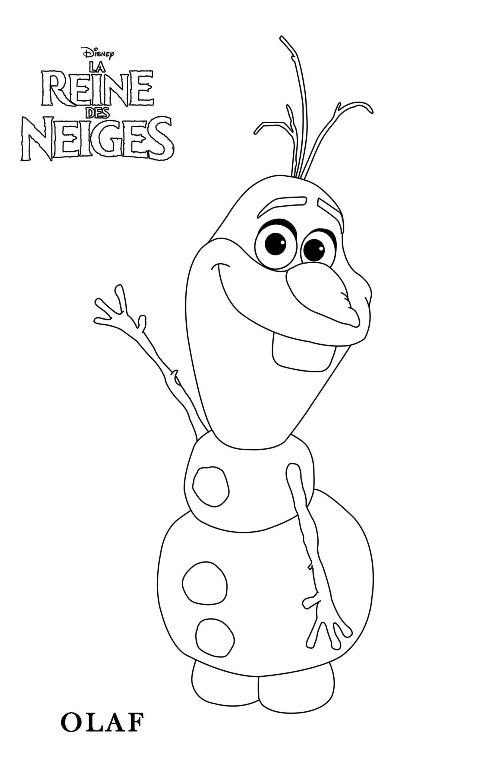 Cheerful Olaf Coloring Page 1 olaf coloring page Best of disney frozen coloring pages