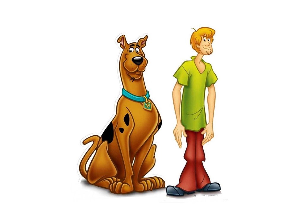 Shaggy and Scooby Doo Coloring Page 1 shaggy and scooby doo coloring image
