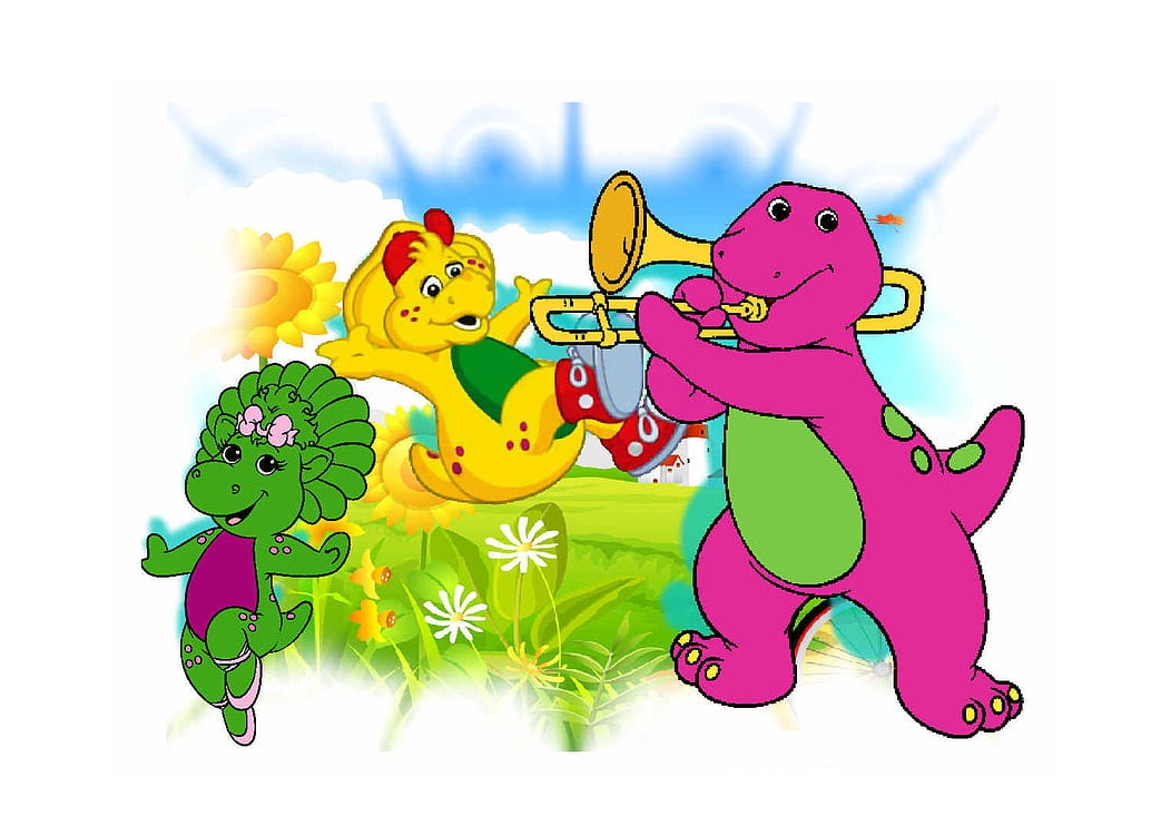 Barney Coloring Image
