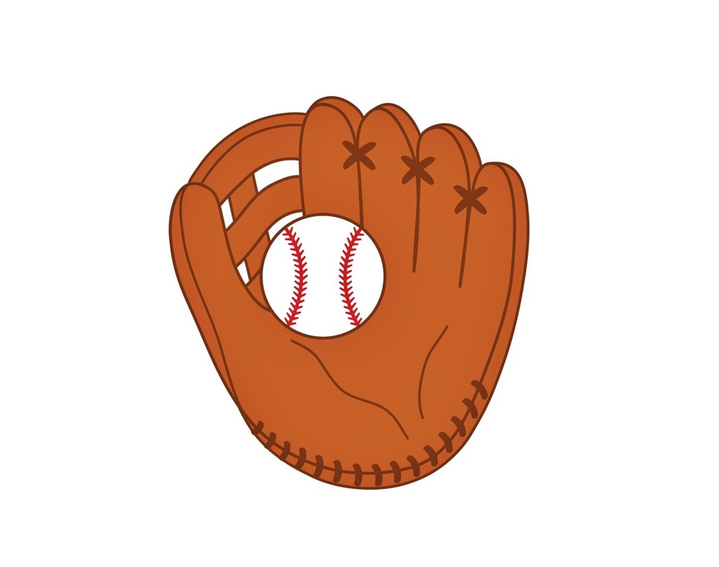 Baseball Gloves Coloring Page 1 Baseball Gloves Coloring Pages image