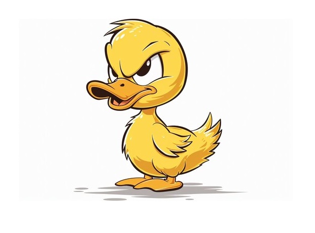 Cute Duckling Coloring Page 3 Duckling Coloring