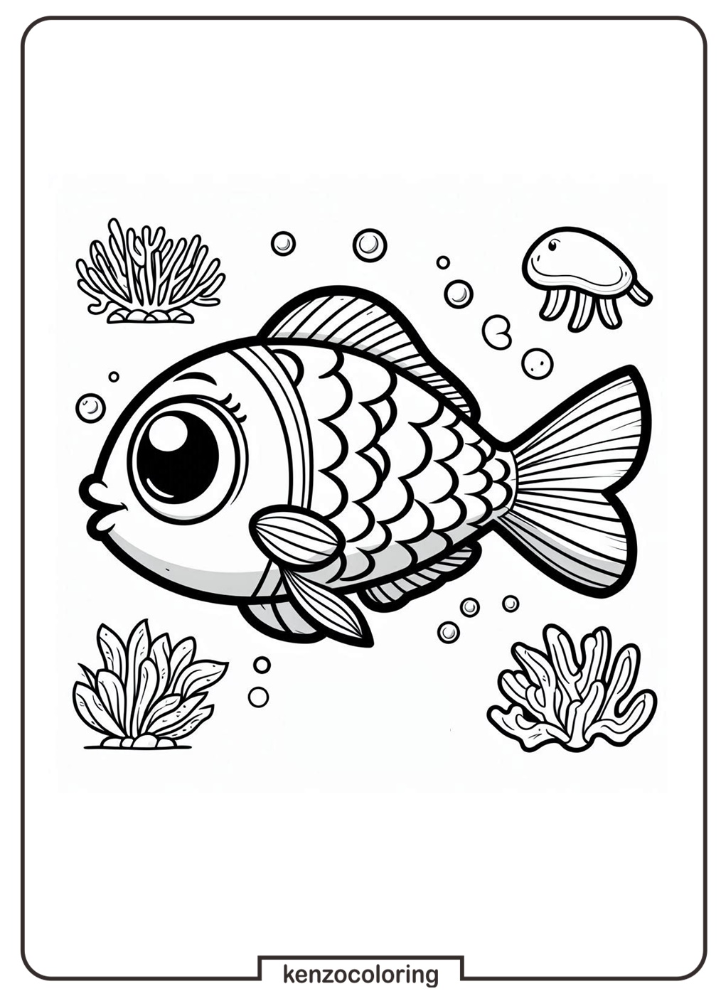 Fish to Coloring Pages