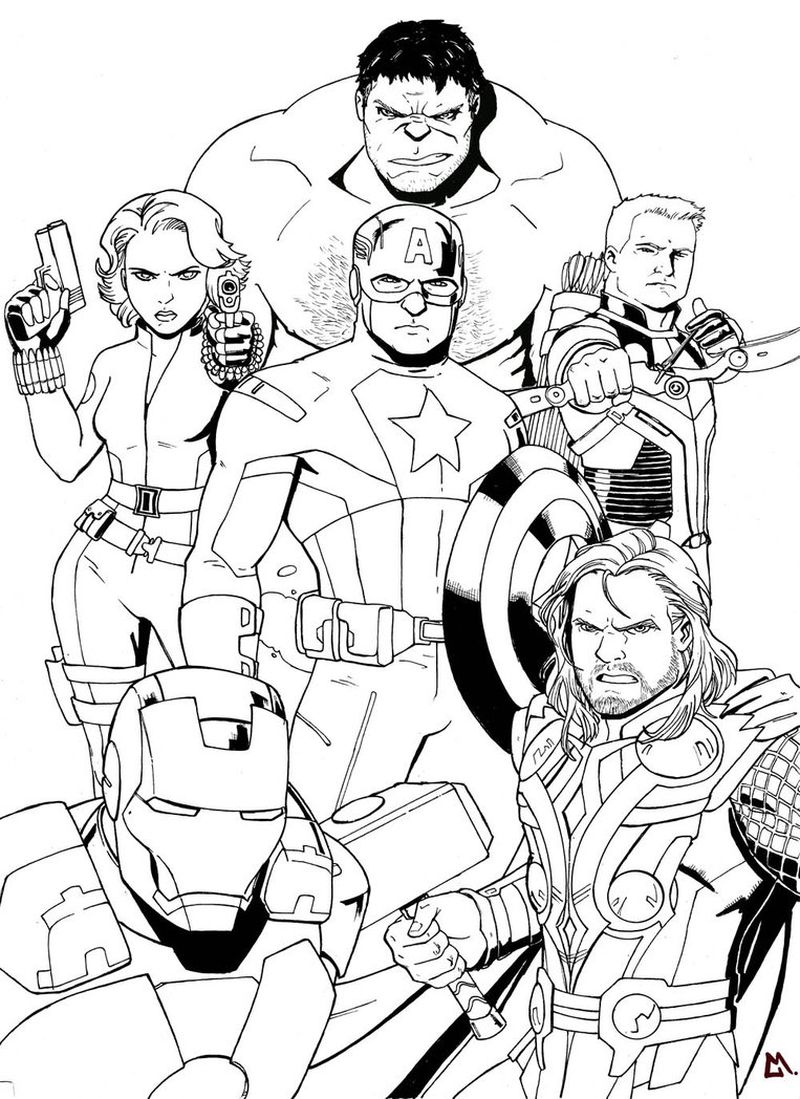 Great Avengers Coloring Pages