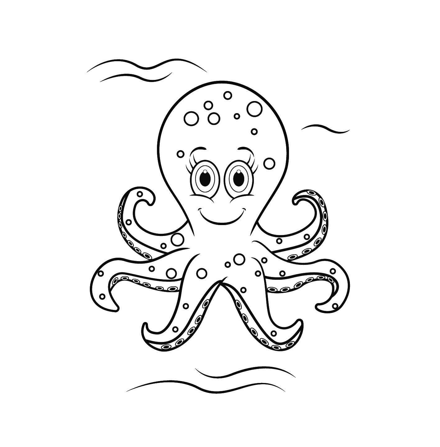 Octopus Coloring Pages 3 Octopus coloring pages