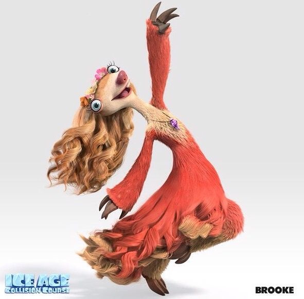 Pretty Brooke Ice Age Coloring Page