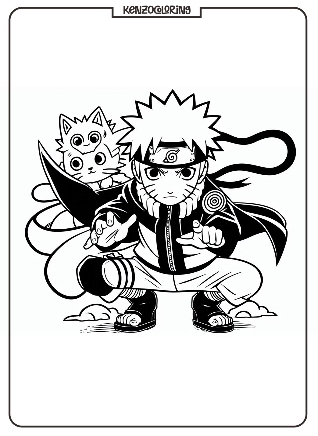 cartoon Movie Naruto Coloring Pages