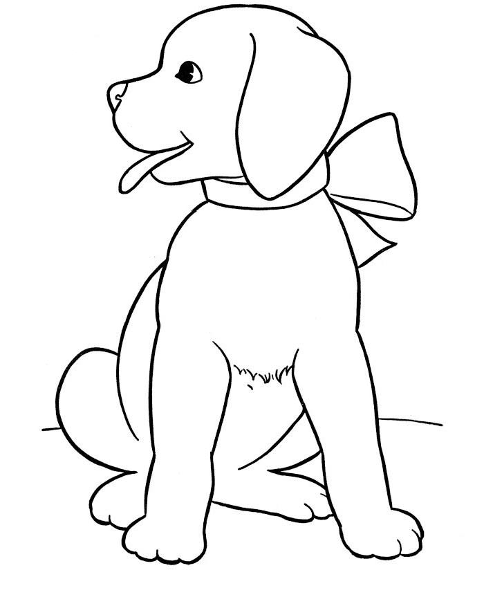 Cheerful and Loyal Animal Dog Coloring Pages 5 dog coloring pages printable