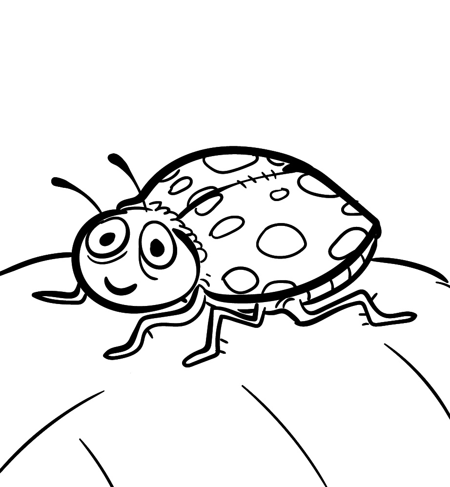 Insect Coloring Page for Kids 3 insect coloring page print
