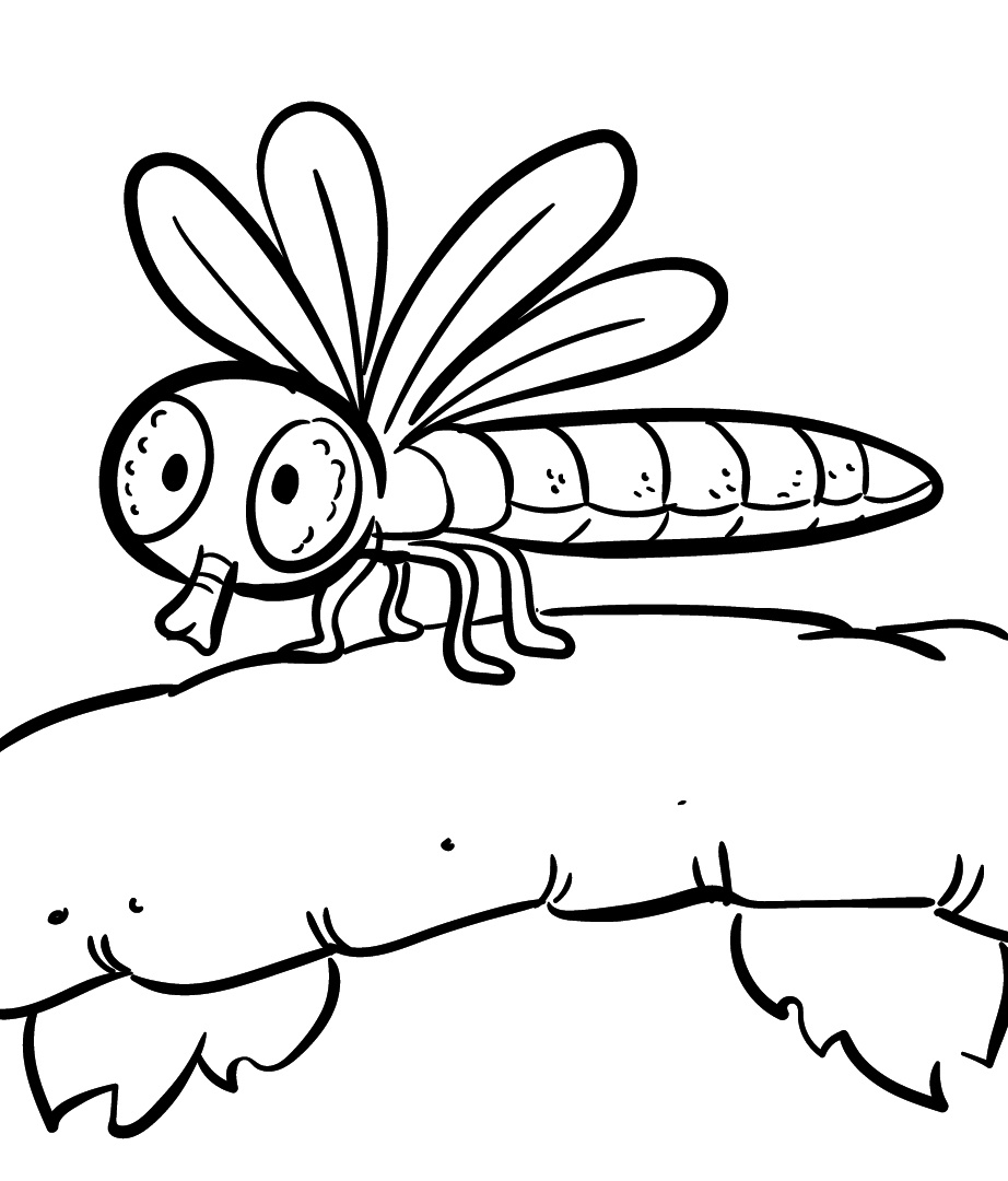 Insect Coloring Page for Kids 8 insect coloring print
