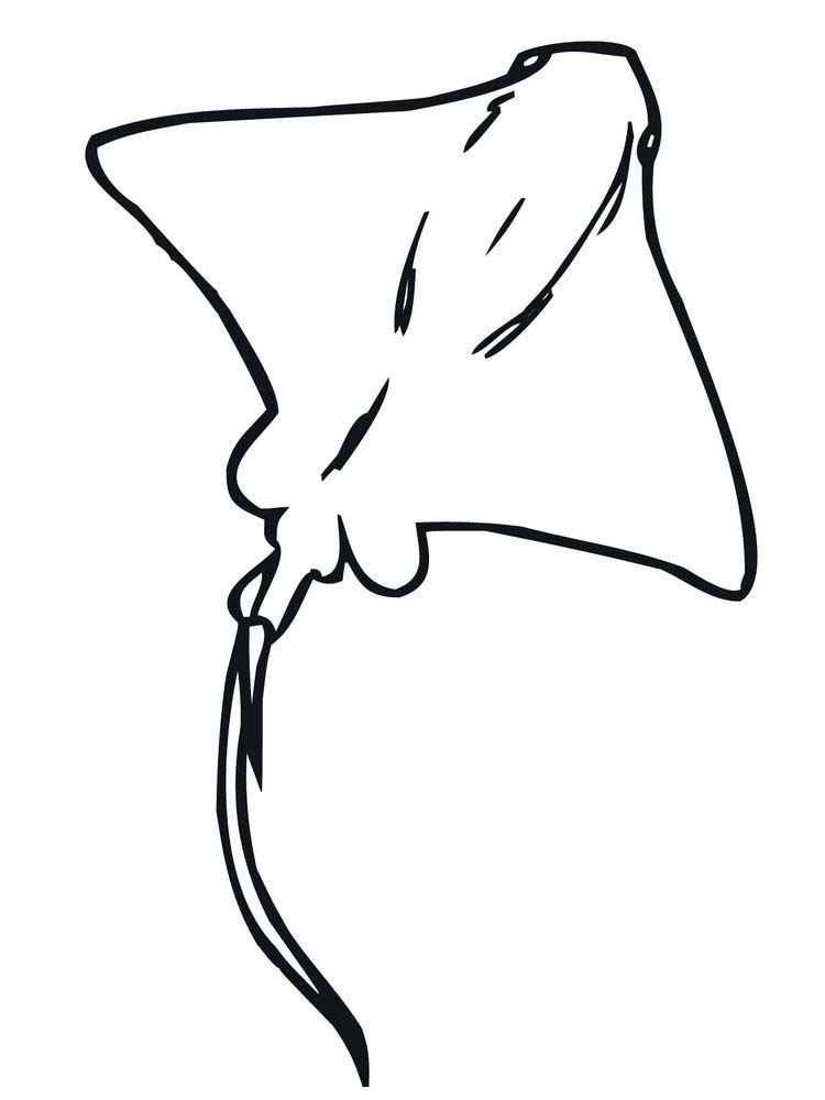 Manta Ray Coloring Page 2 printable Manta Ray Coloring Page print
