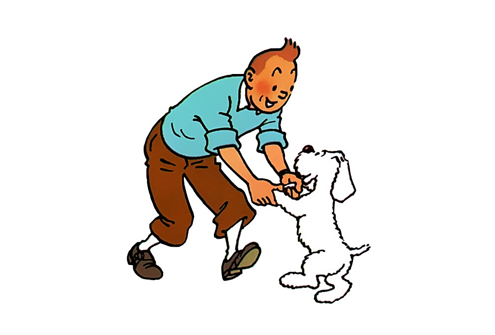 Tintin and Snowy Best Friends Adventure Coloring Page 4 Tintin and Snowy Best Friends Adventure