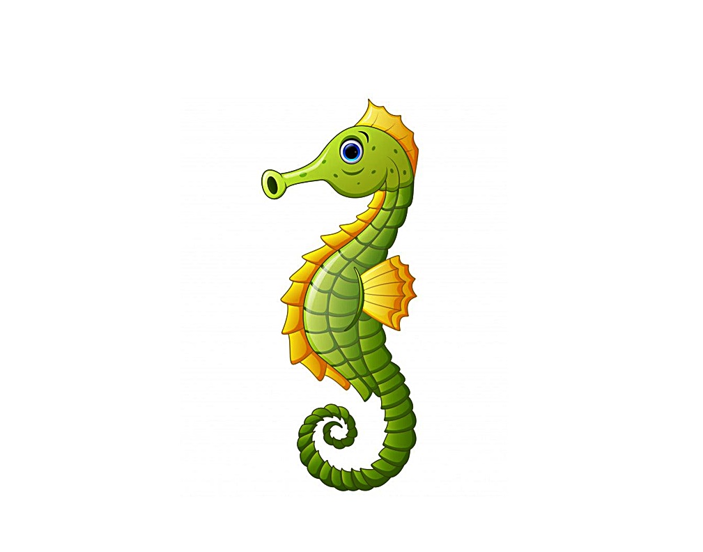 Dive into a Magical Underwater World with Seahorses Coloring Page 5 Image Seahorse Coloring Page