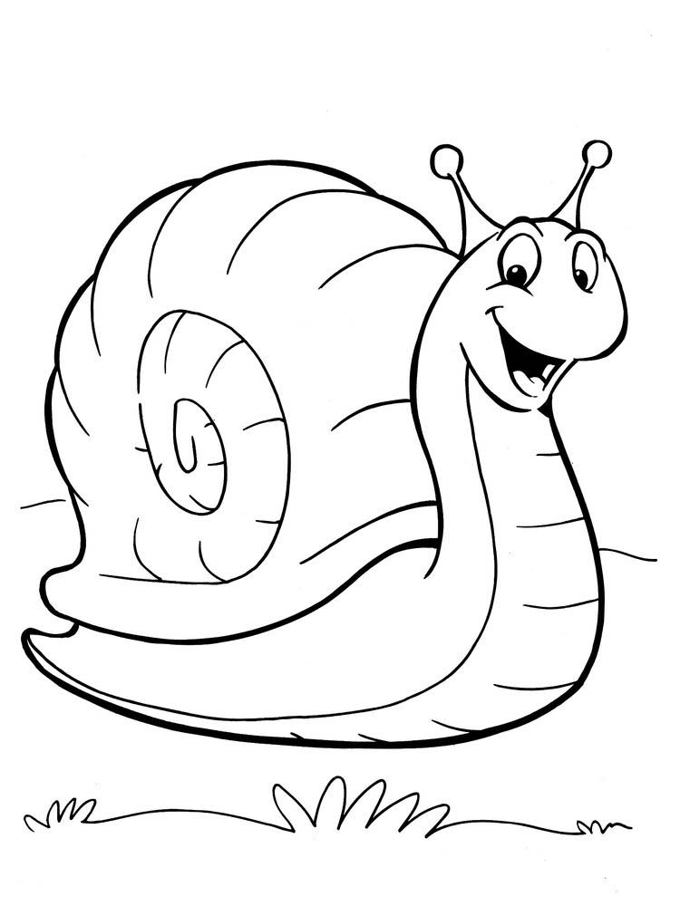 Say Hello to the Slow and Sweet Snail Coloring Pages 4 Printable Snail Bob Coloring Pages