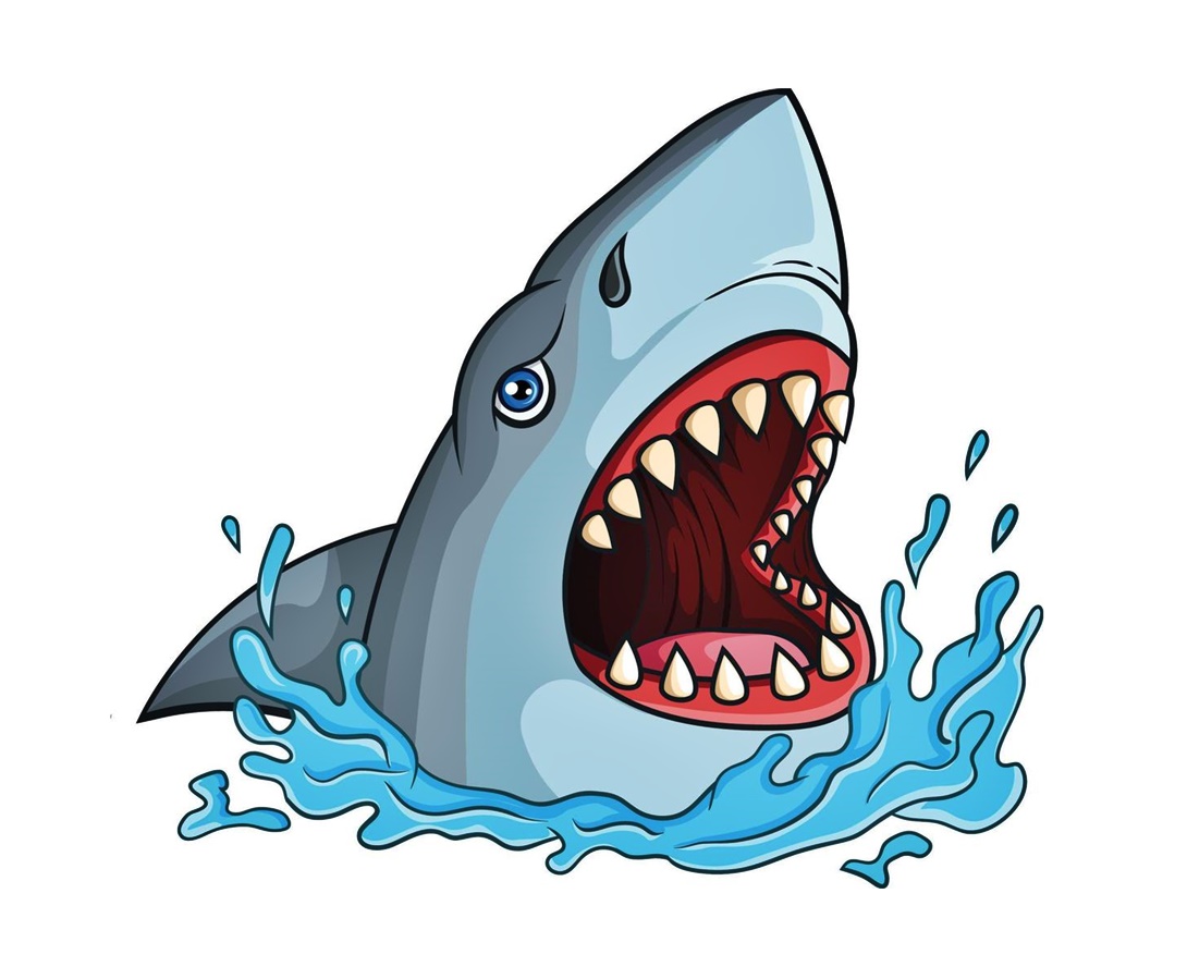 Dive into Adventure with a Mighty Shark Coloring Page 6 Shark Image Coloring