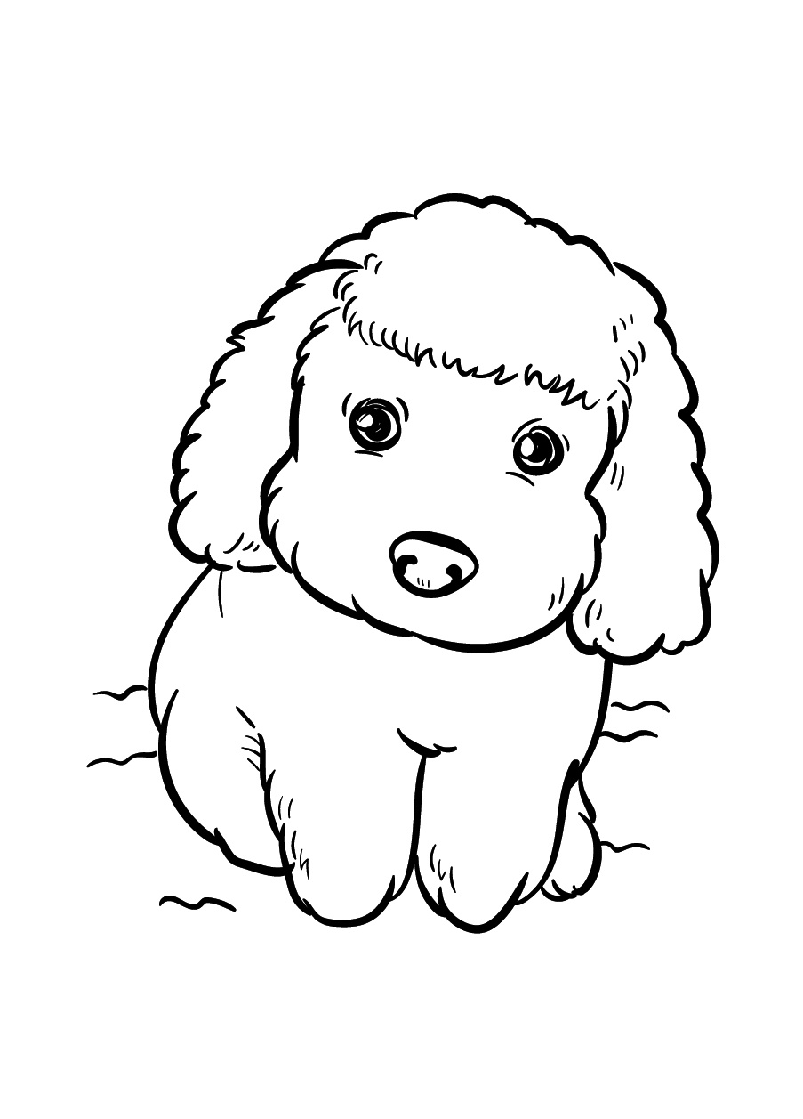 Welcome to the Puppy Coloring Page 1 cute puppy coloring pages for kids