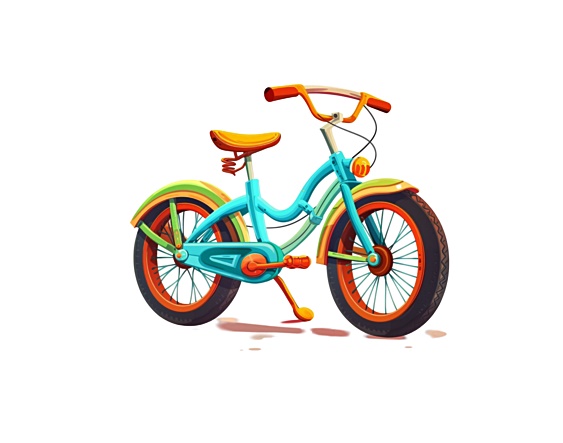 Ride with Friends and Enjoy the Outdoors, Bicycle Coloring Page 1 Bicycle Coloring Image