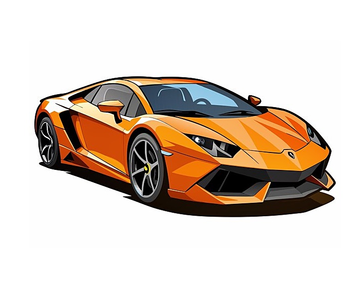Lamborghini Coloring Page 1 Lamborghini Coloring Image