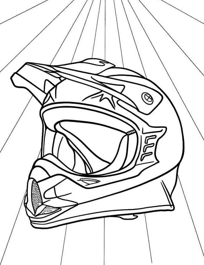 Motorcycle Helmet To Color