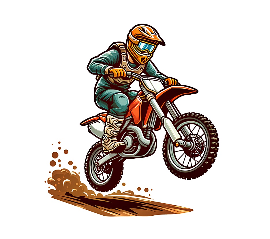 Off Road Motorcycle Coloring Page 2 Off Road Honda Motorcycle Coloring Image