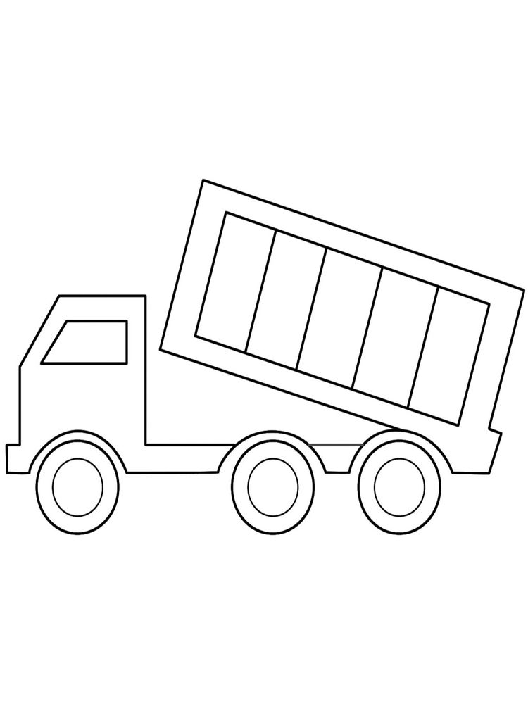 Let’s Roll with the Mighty Dump Truck Coloring Page 8 Printable Cute Dump Truck Coloring Page