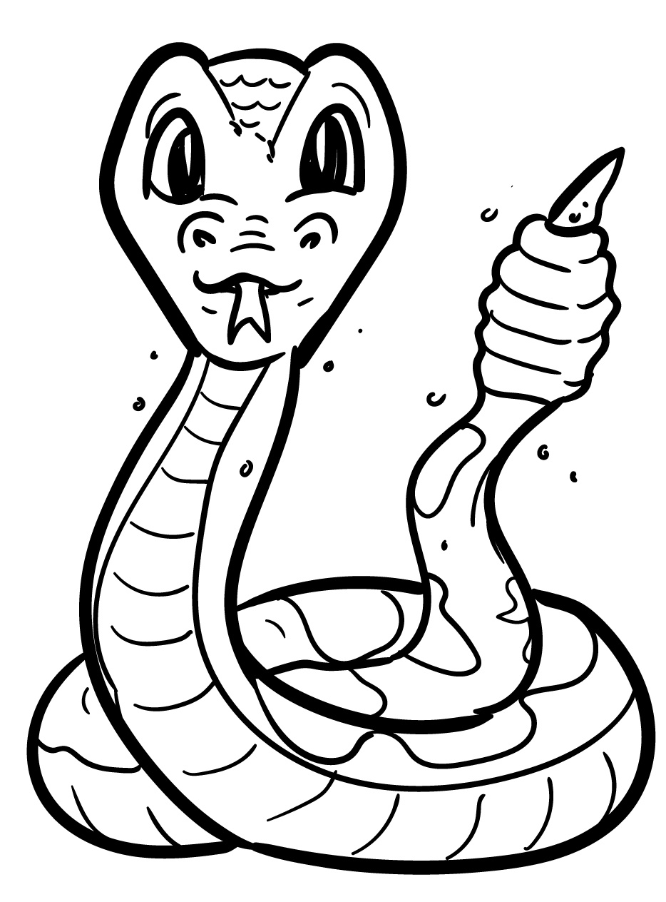 Snake Coloring Page 6 Snake Coloring Page Dowload