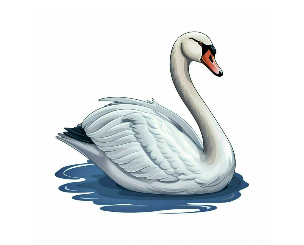 The Graceful Bird Swan Coloring Page 6 Swan Coloring Images