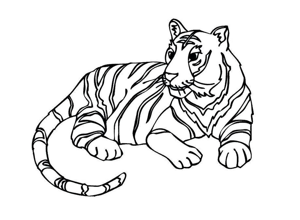 Tiger Coloring Pages Printable
