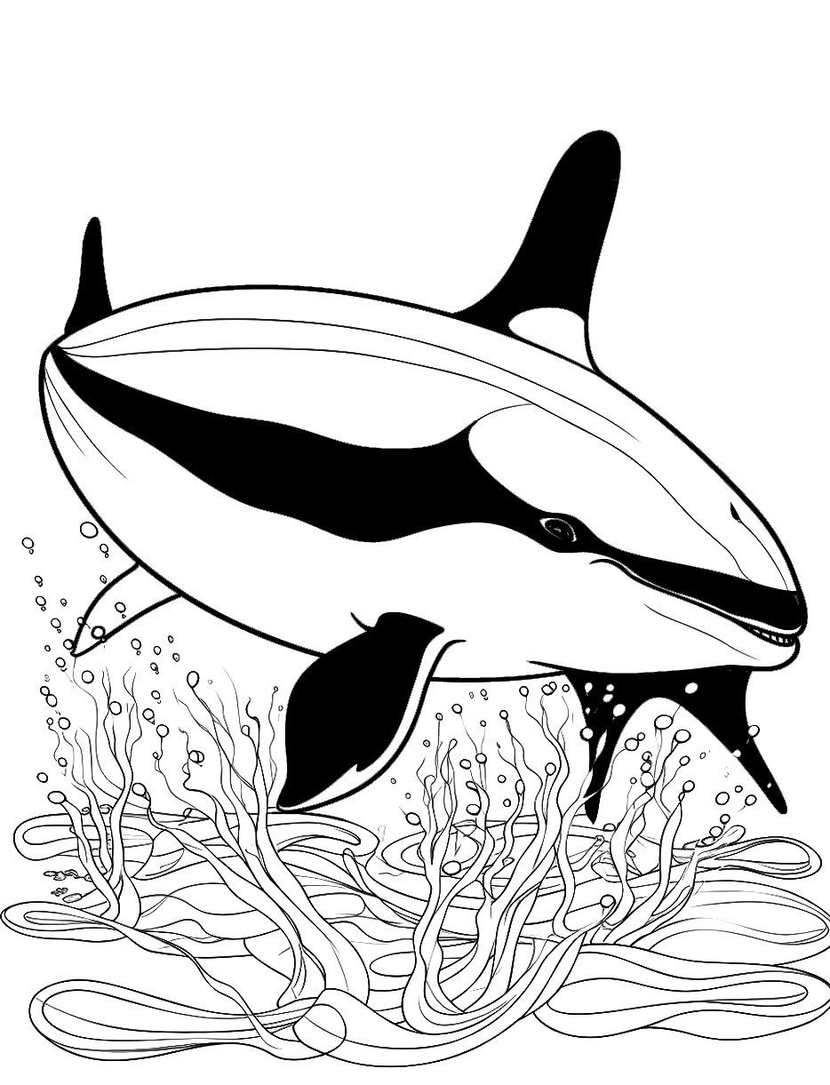 Amazing Sea Giants, Whale Coloring page 4 Whale Coloring Page Printable