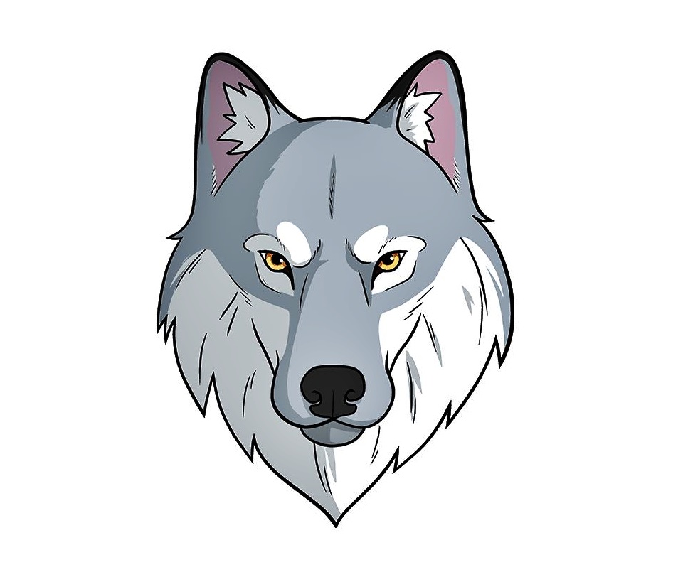 Wolf Head Coloring Images
