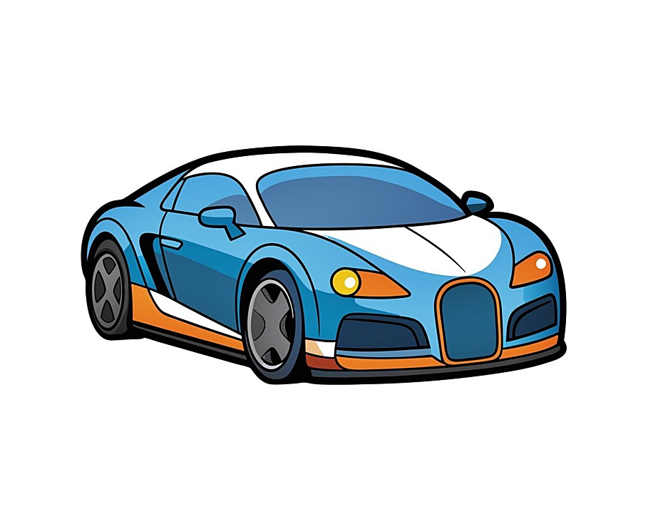 Speed into Style with Bugatti Coloring Page 1 bugatti coloring pages image kenzocoloring