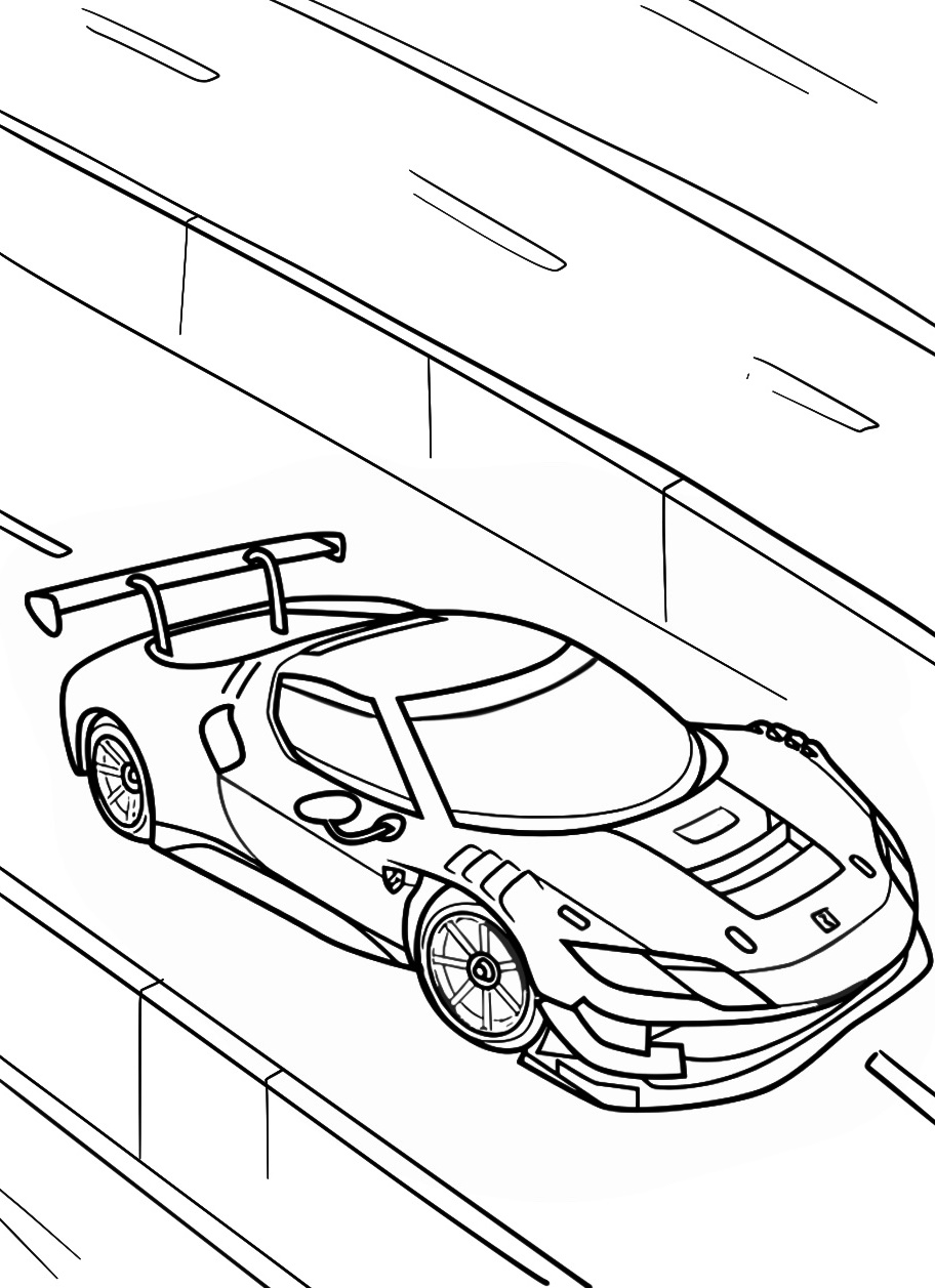 Ferrari Coloring Page 1 ferrari car coloring page