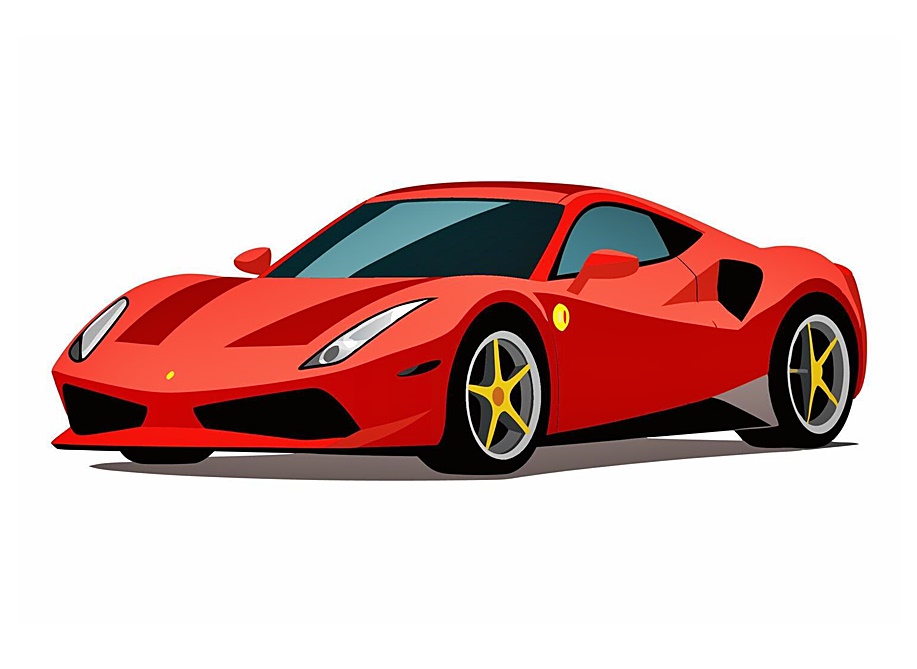 Ferrari Coloring Page 3 ferrari coloring Image