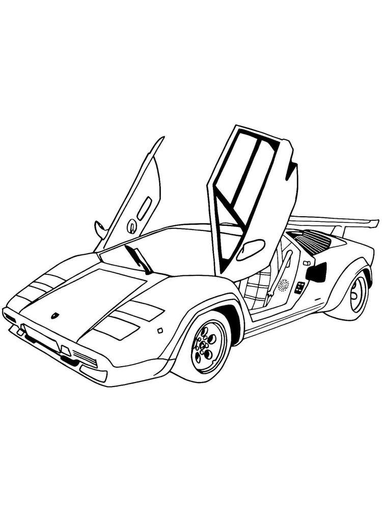 Ferrari Coloring Page 4 ferrari coloring page