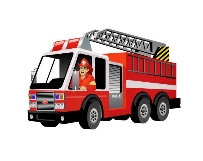 Fire Truck Coloring Page 2 fire truck image